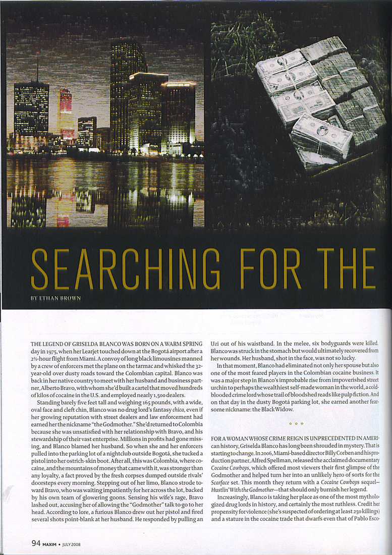 Maxim, July 2008 — 'Searching for the Godmother' (p. 94)