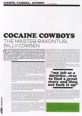 "Cocaine Cowboys: The Master Rakontur, Billy Corben" — interview feature
