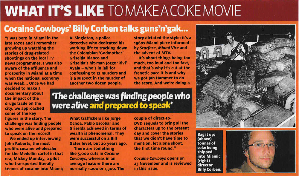 "What It's Like To Make A Coke Movie" — Billy Corben interview