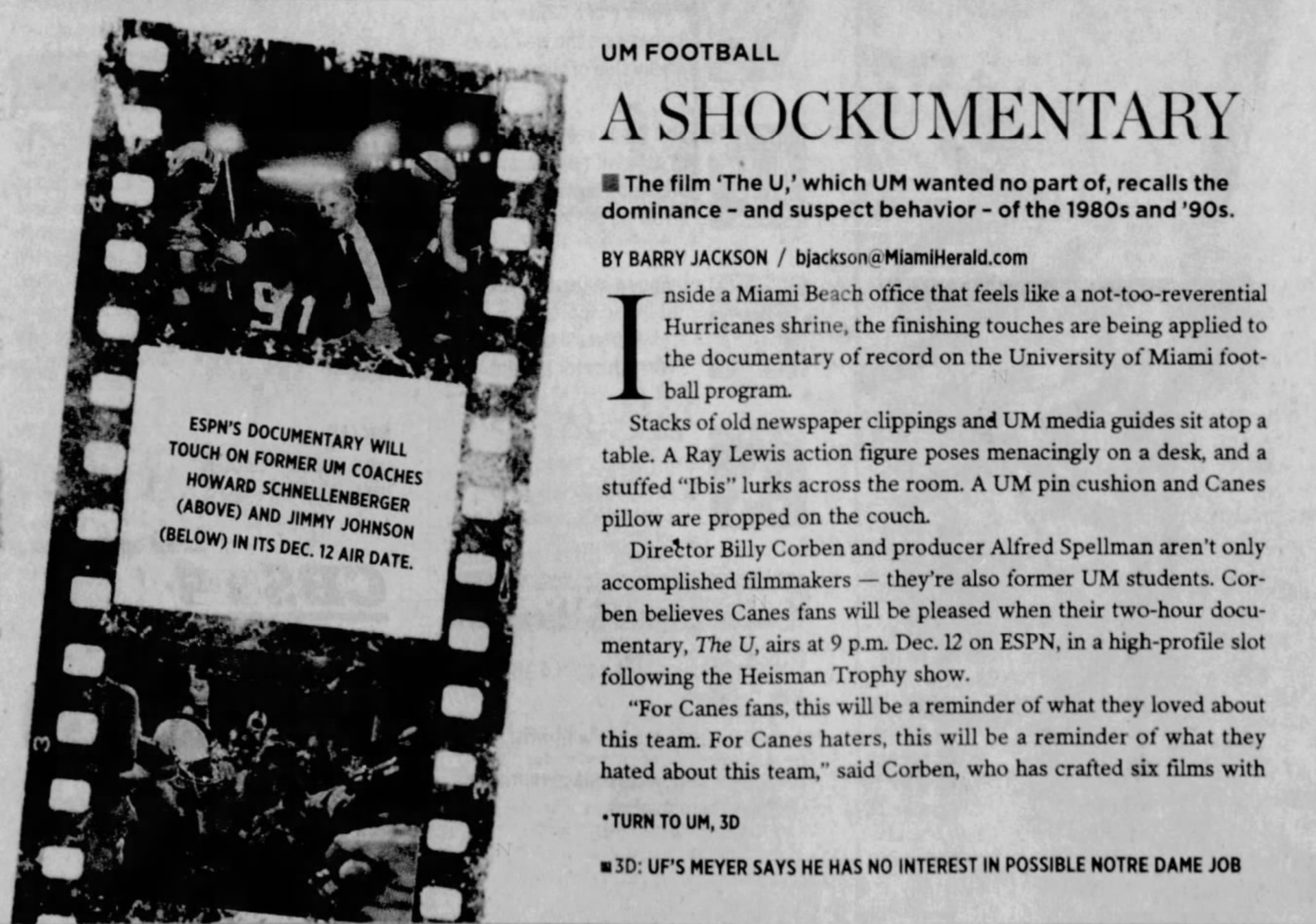 Miami Herald — "A Shockumentary"
